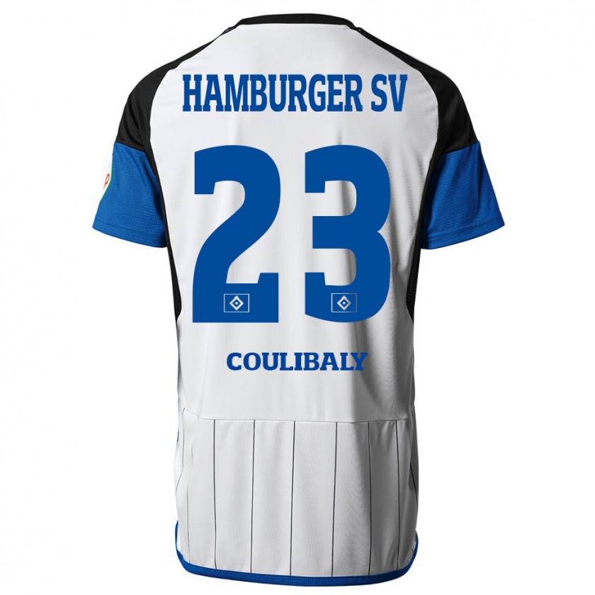 Kandiny Heren Karim Coulibaly #23 Wit Thuisshirt Thuistenue 2023/24 T-Shirt België