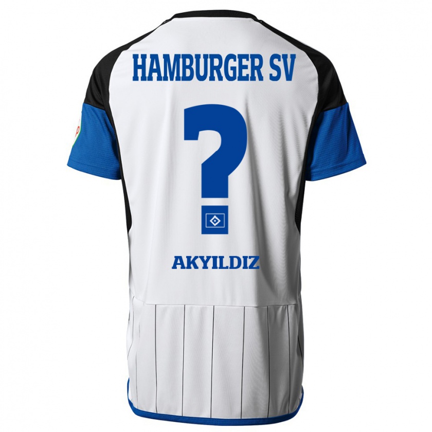 Kandiny Uomo Maglia Liam Akyildiz #0 Bianco Kit Gara Home 2023/24 Maglietta