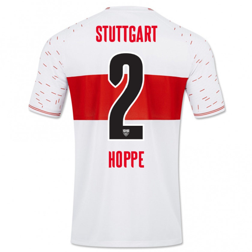 Kandiny Herren Mattis Hoppe #2 Weiß Heimtrikot Trikot 2023/24 T-Shirt Österreich