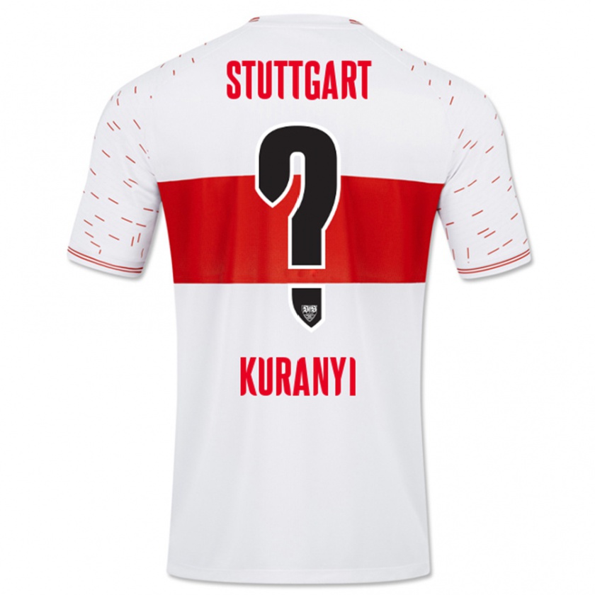 Kandiny Uomo Maglia Karlo Kuranyi #0 Bianco Kit Gara Home 2023/24 Maglietta