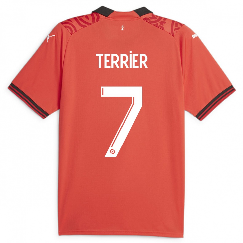 Kandiny Herren Martin Terrier #7 Rot Heimtrikot Trikot 2023/24 T-Shirt Österreich