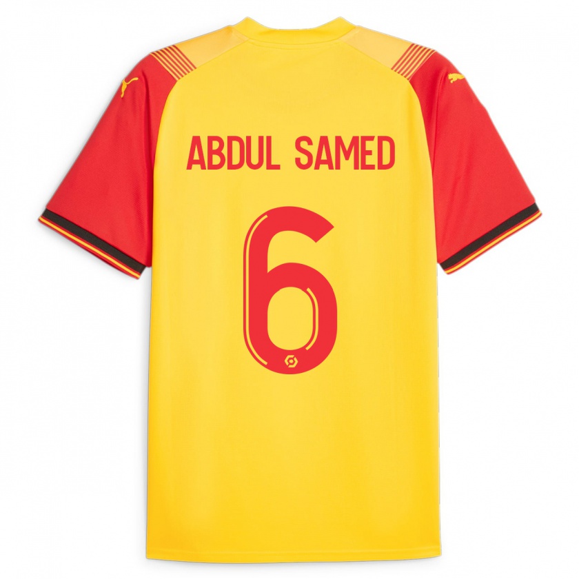 Kandiny Heren Salis Abdul Samed #6 Geel Thuisshirt Thuistenue 2023/24 T-Shirt België