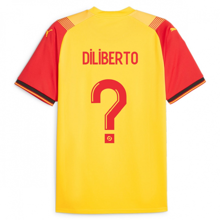 Kandiny Uomo Maglia Noah Diliberto #0 Giallo Kit Gara Home 2023/24 Maglietta