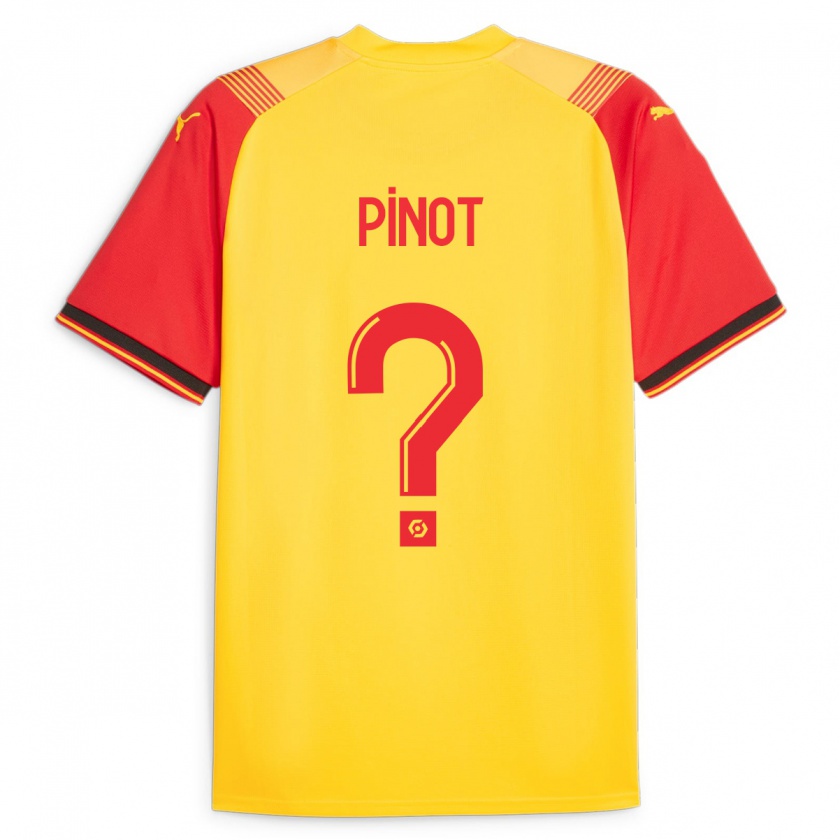 Kandiny Heren Sasha Pinot #0 Geel Thuisshirt Thuistenue 2023/24 T-Shirt België