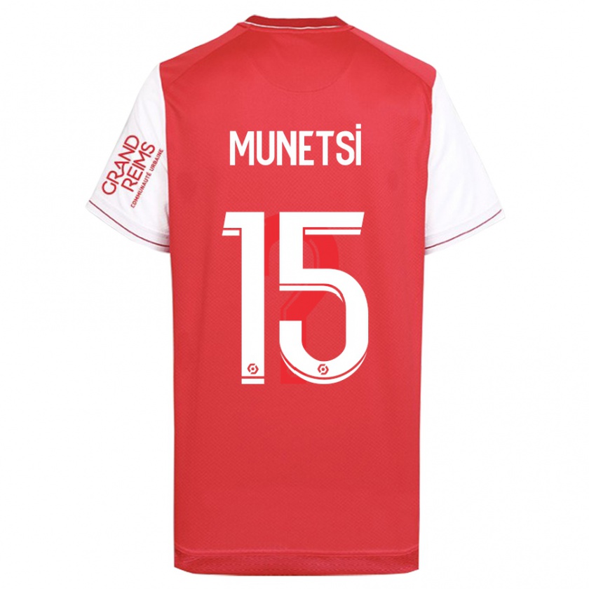 Kandiny Hombre Camiseta Marshall Munetsi #15 Rojo 1ª Equipación 2023/24 La Camisa