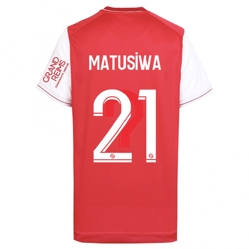 Kandiny Uomo Maglia Azor Matusiwa #21 Rosso Kit Gara Home 2023/24 Maglietta