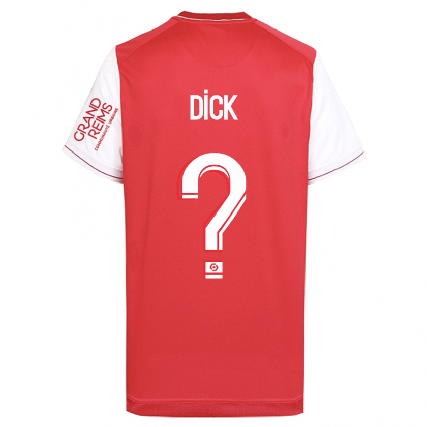 Kandiny Hombre Camiseta Livingstone Dick #0 Rojo 1ª Equipación 2023/24 La Camisa