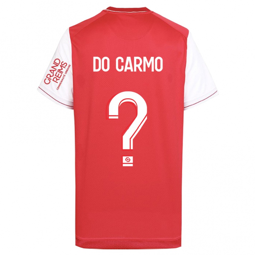 Kandiny Hombre Camiseta Sophian Do Carmo #0 Rojo 1ª Equipación 2023/24 La Camisa