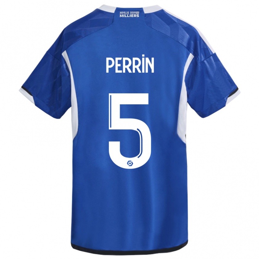 Kandiny Uomo Maglia Lucas Perrin #5 Blu Kit Gara Home 2023/24 Maglietta