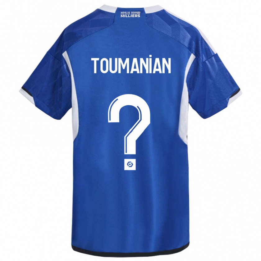 Kandiny Herren Anthony Toumanian #0 Blau Heimtrikot Trikot 2023/24 T-Shirt Österreich