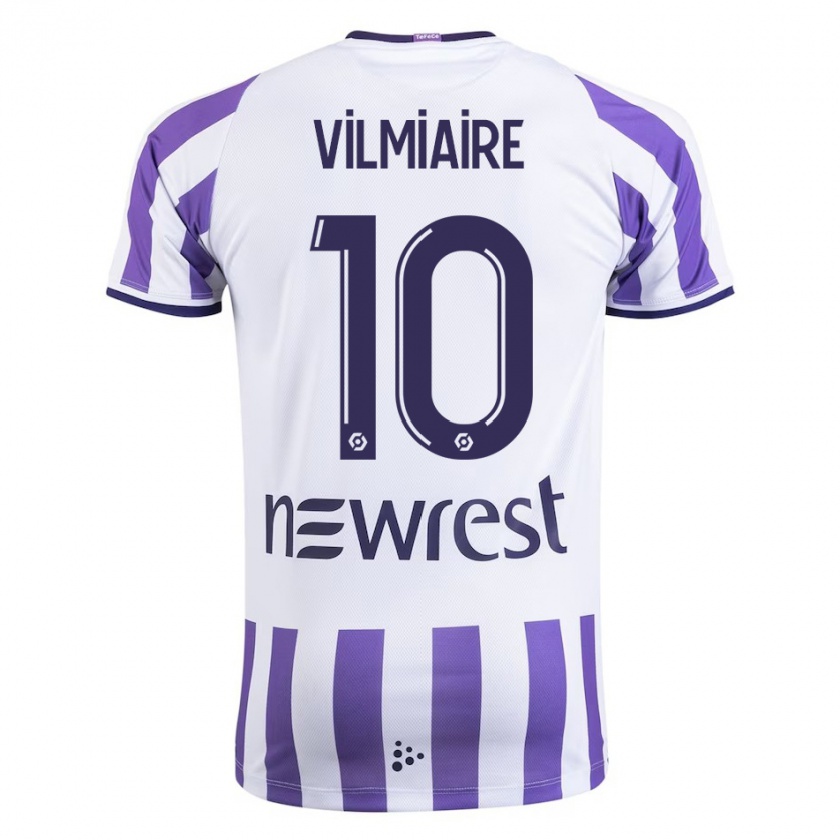 Kandiny Hombre Camiseta Kelly Vilmiaire #10 Blanco 1ª Equipación 2023/24 La Camisa México