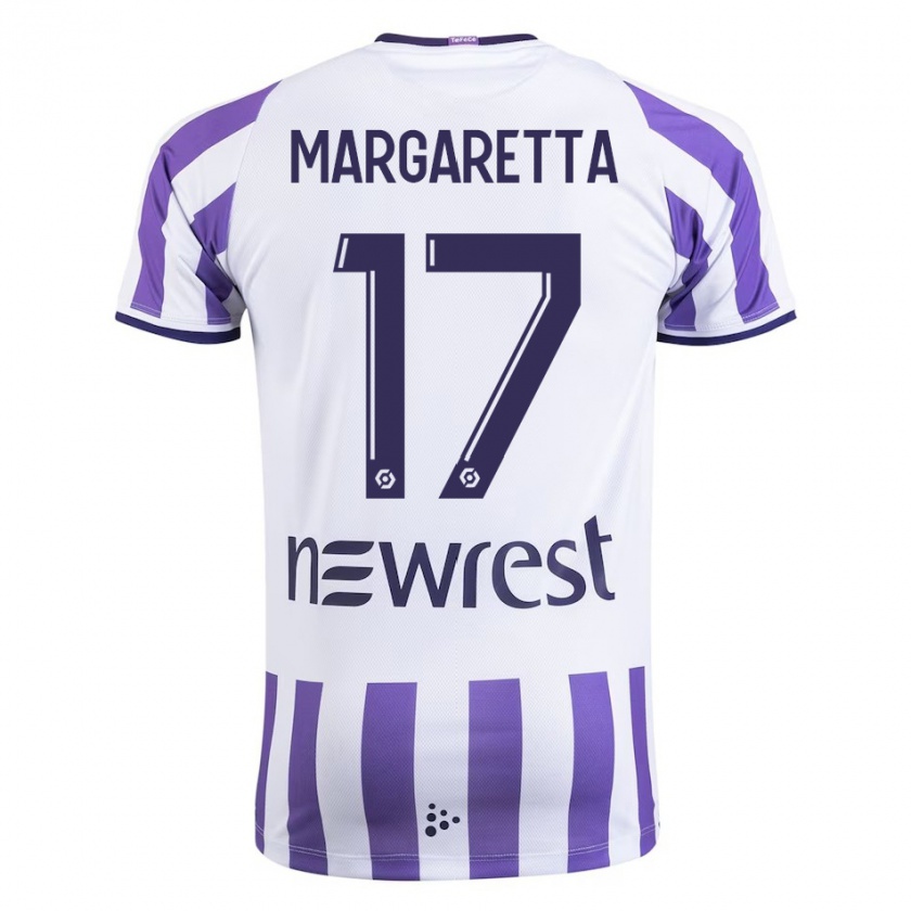 Kandiny Hombre Camiseta Jessica Margaretta #17 Blanco 1ª Equipación 2023/24 La Camisa