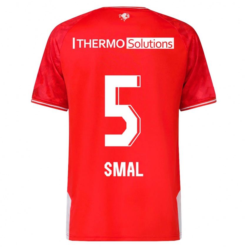 Kandiny Hombre Camiseta Gijs Smal #5 Rojo 1ª Equipación 2023/24 La Camisa