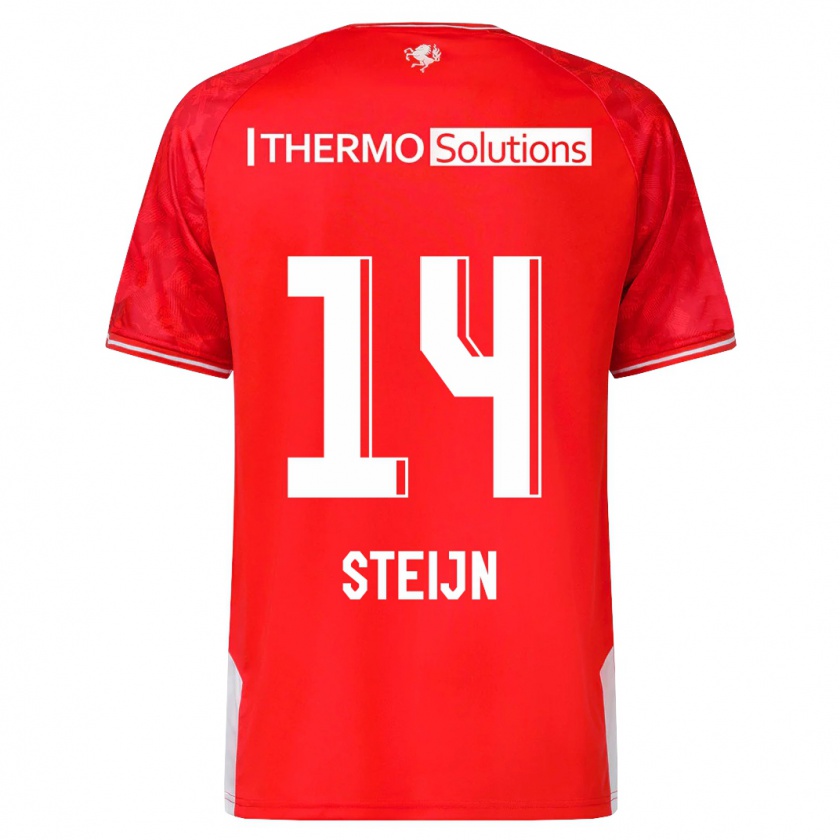 Kandiny Heren Sem Steijn #14 Rood Thuisshirt Thuistenue 2023/24 T-Shirt België