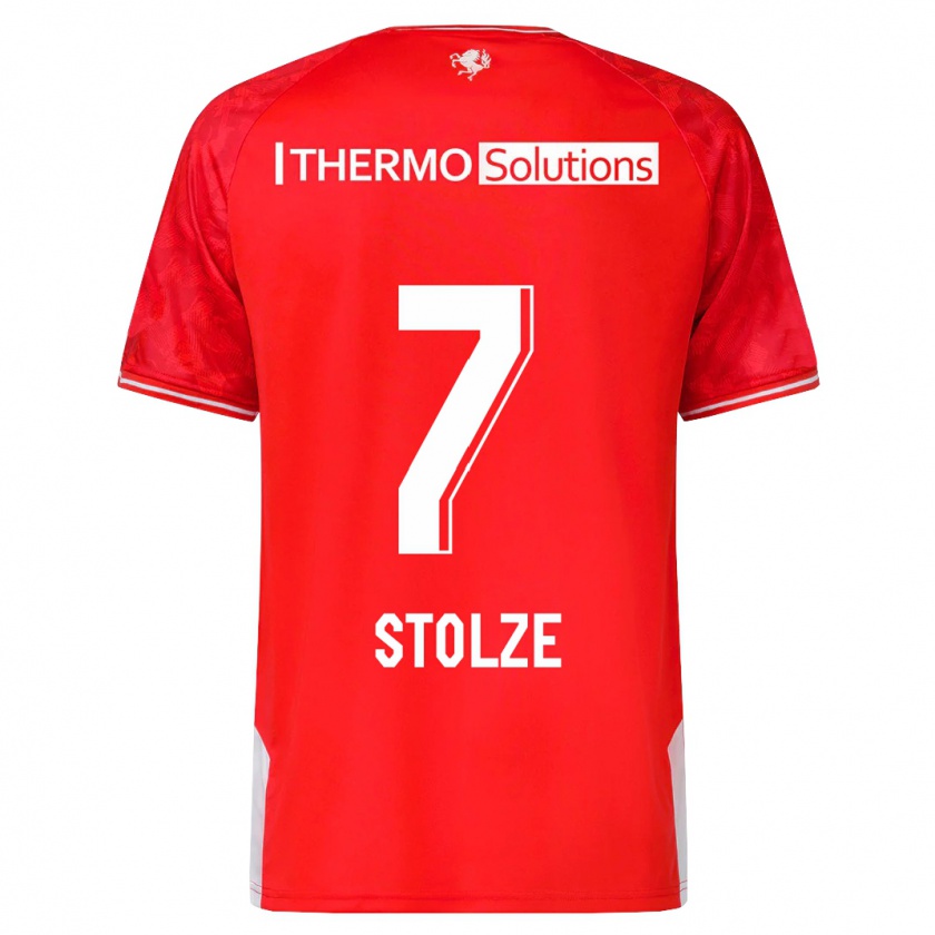 Kandiny Hombre Camiseta Anna-Lena Stolze #7 Rojo 1ª Equipación 2023/24 La Camisa