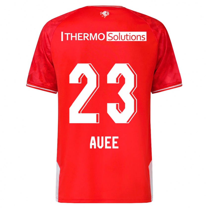 Kandiny Hombre Camiseta Marit Auée #23 Rojo 1ª Equipación 2023/24 La Camisa