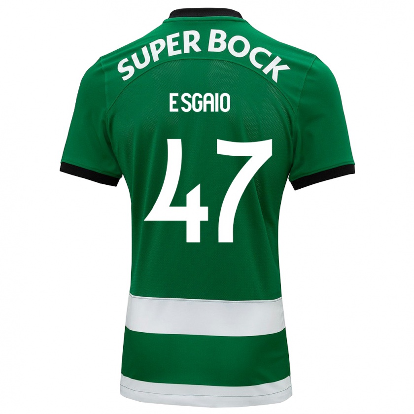 Kandiny Hombre Camiseta Ricardo Esgaio #47 Verde 1ª Equipación 2023/24 La Camisa