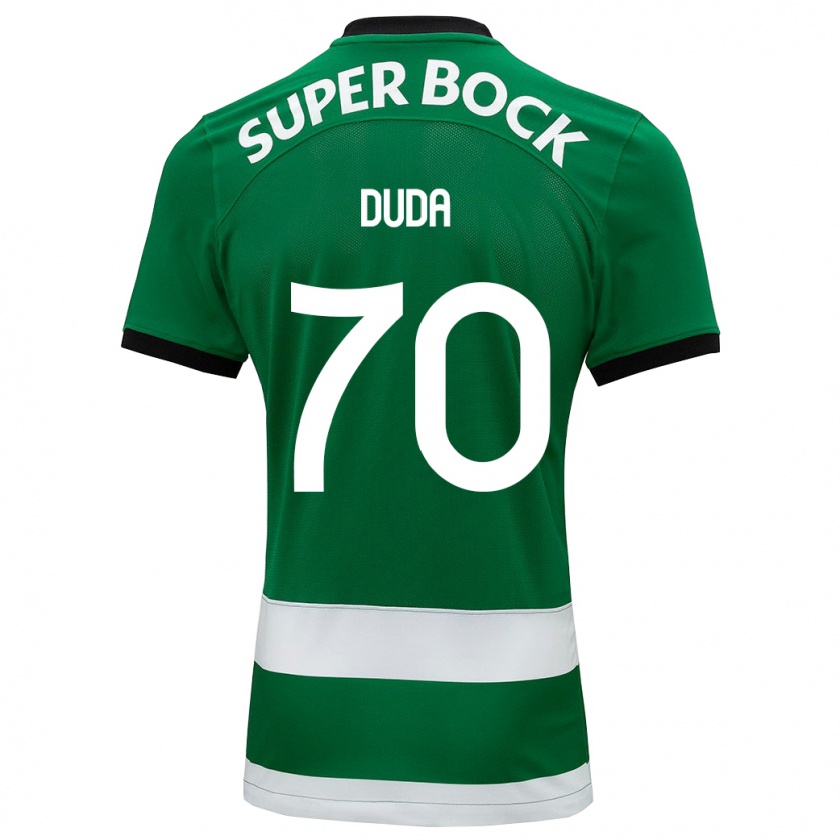 Kandiny Uomo Maglia Dudá #70 Verde Kit Gara Home 2023/24 Maglietta