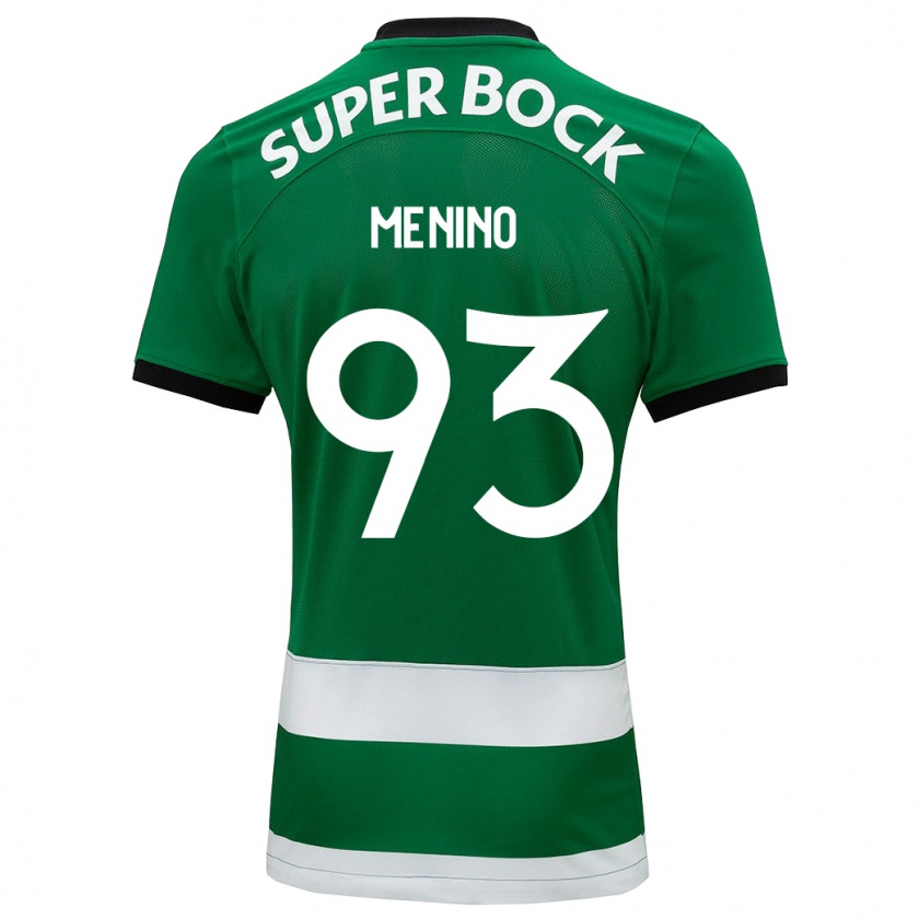 Kandiny Hombre Camiseta Miguel Menino #93 Verde 1ª Equipación 2023/24 La Camisa