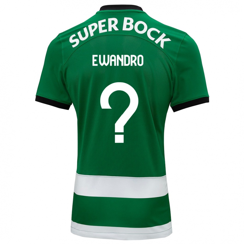 Kandiny Hombre Camiseta Ewandro #0 Verde 1ª Equipación 2023/24 La Camisa