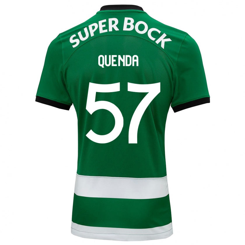 Kandiny Uomo Maglia Geovany Quenda #57 Verde Kit Gara Home 2023/24 Maglietta