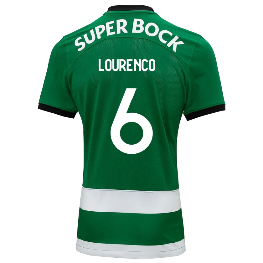 Kandiny Uomo Maglia Bruna Lourenço Urbano Costa #6 Verde Kit Gara Home 2023/24 Maglietta