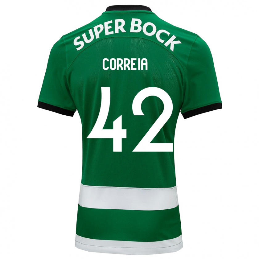 Kandiny Hombre Camiseta Leonete Maísa Nozerand Correia #42 Verde 1ª Equipación 2023/24 La Camisa