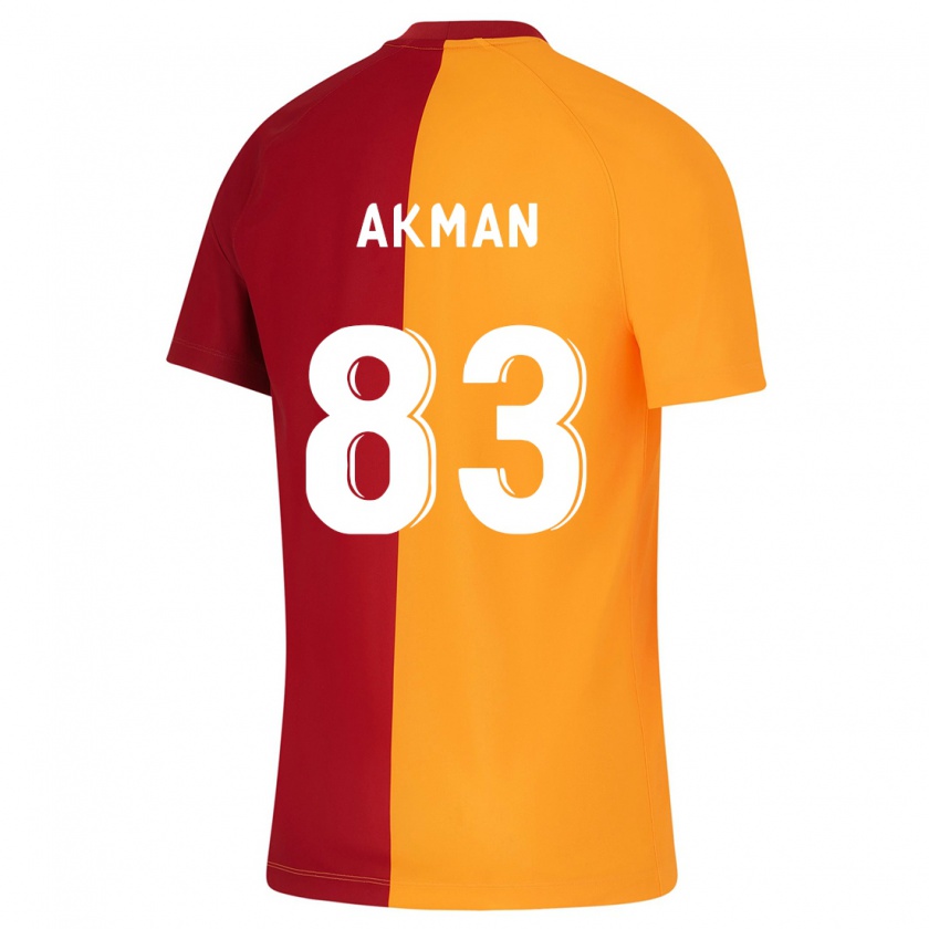 Kandiny Uomo Maglia Efe Akman #83 Arancia Kit Gara Home 2023/24 Maglietta