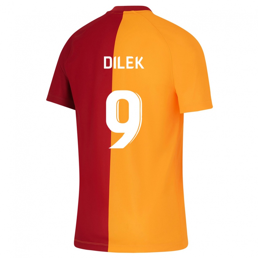 Kandiny Hombre Camiseta Yalin Dilek #9 Naranja 1ª Equipación 2023/24 La Camisa