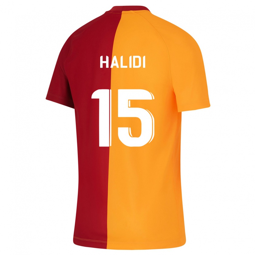 Kandiny Hombre Camiseta Isa Halidi #15 Naranja 1ª Equipación 2023/24 La Camisa