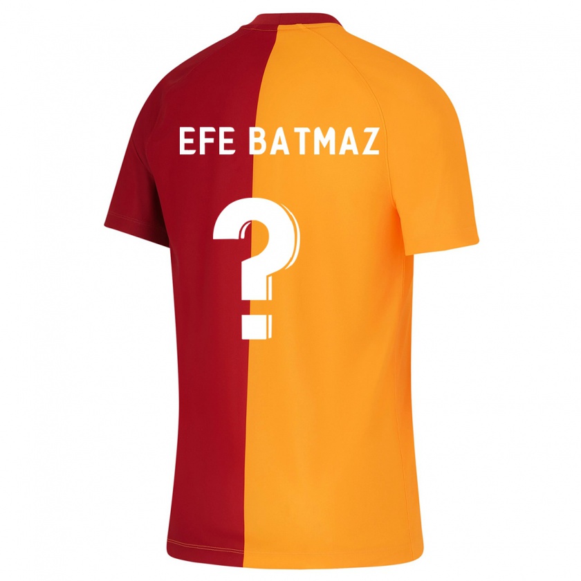 Kandiny Uomo Maglia Mert Efe Batmaz #0 Arancia Kit Gara Home 2023/24 Maglietta