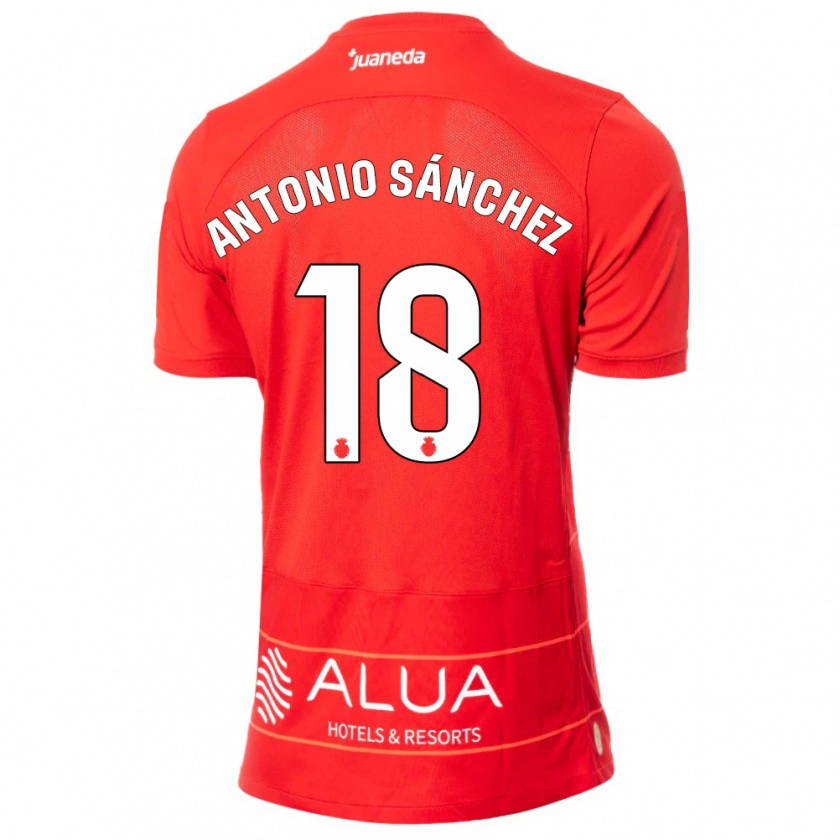 Kandiny Heren Antonio Sánchez #18 Rood Thuisshirt Thuistenue 2023/24 T-Shirt België