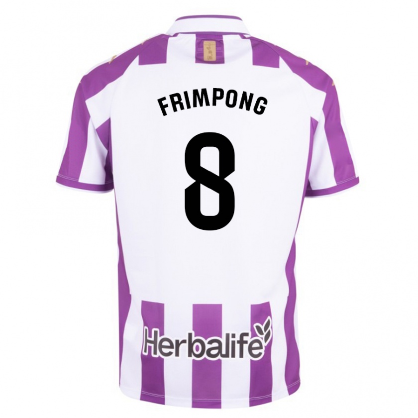 Kandiny Męski Eugene Frimpong #8 Purpurowy Domowa Koszulka 2023/24 Koszulki Klubowe