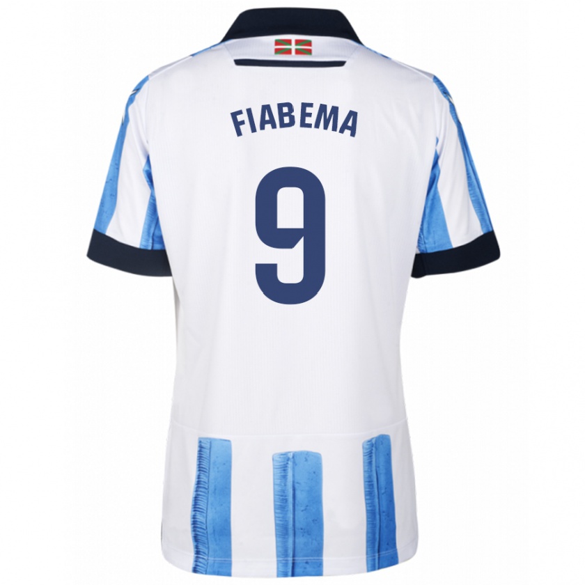 Kandiny Heren Bryan Fiabema #9 Blauw Wit Thuisshirt Thuistenue 2023/24 T-Shirt België