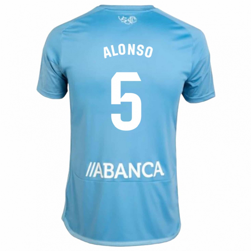 Kandiny Heren Gael Alonso #5 Blauw Thuisshirt Thuistenue 2023/24 T-Shirt België