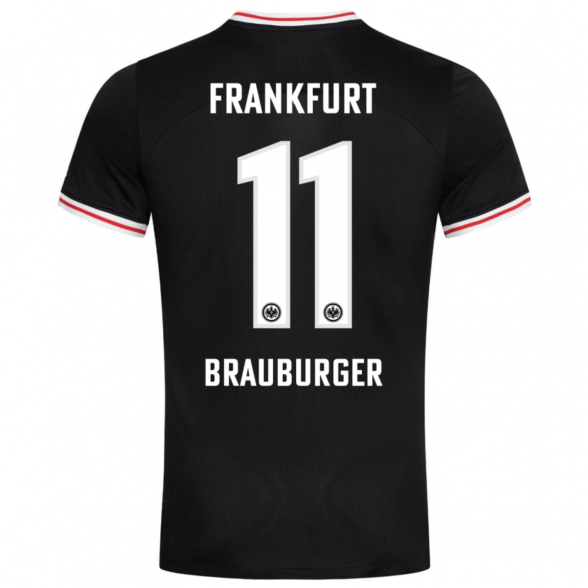 Kandiny Heren Maximilian Brauburger #11 Zwart Uitshirt Uittenue 2023/24 T-Shirt België