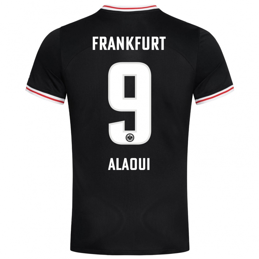 Kandiny Heren Anas Alaoui #9 Zwart Uitshirt Uittenue 2023/24 T-Shirt België