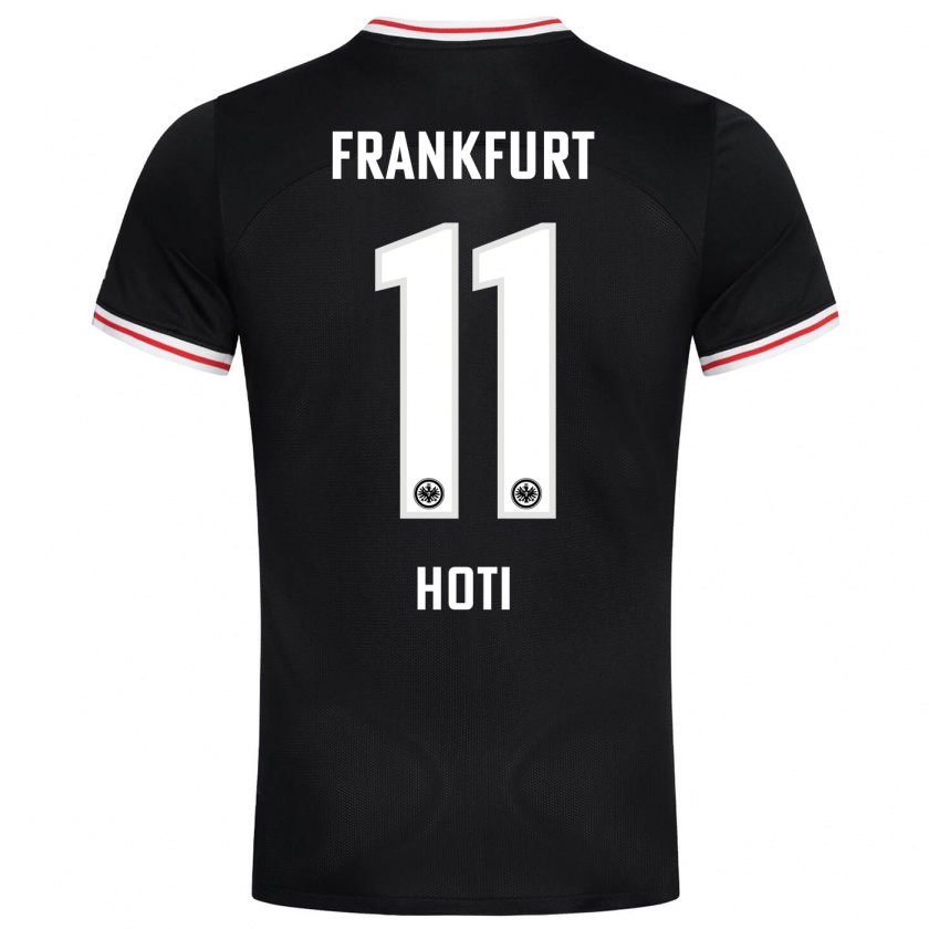 Kandiny Herren Leart Hoti #11 Schwarz Auswärtstrikot Trikot 2023/24 T-Shirt Österreich