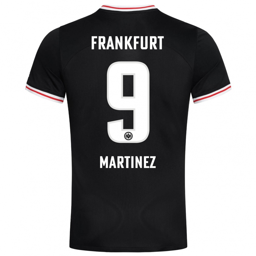 Kandiny Herren Shekiera Martínez #9 Schwarz Auswärtstrikot Trikot 2023/24 T-Shirt Österreich