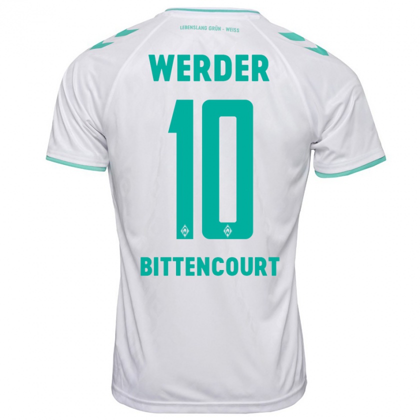 Kandiny Herren Leonardo Bittencourt #10 Weiß Auswärtstrikot Trikot 2023/24 T-Shirt Österreich