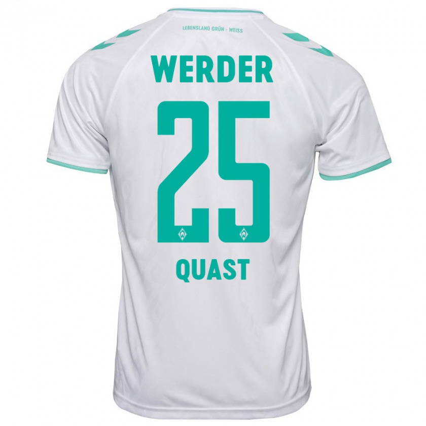 Kandiny Herren Sönke Quast #25 Weiß Auswärtstrikot Trikot 2023/24 T-Shirt Österreich