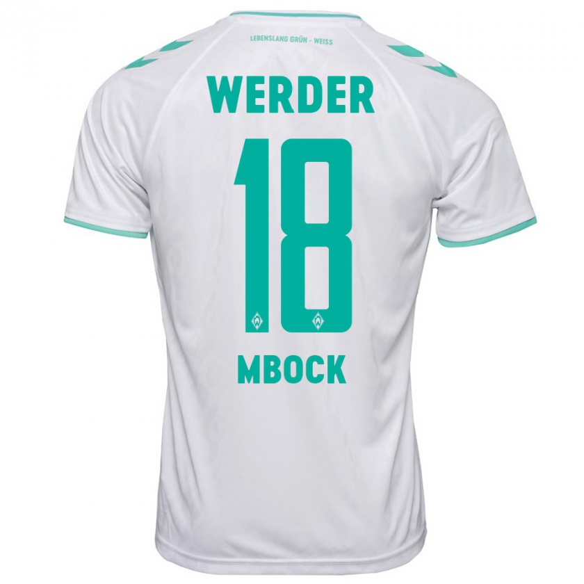 Kandiny Herren Princewill Mbock #18 Weiß Auswärtstrikot Trikot 2023/24 T-Shirt Österreich