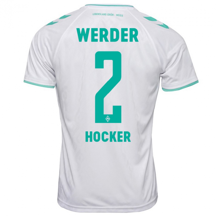 Kandiny Herren Luca Höcker #2 Weiß Auswärtstrikot Trikot 2023/24 T-Shirt Österreich