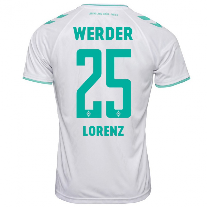 Kandiny Heren Jacob Lorenz #25 Wit Uitshirt Uittenue 2023/24 T-Shirt België