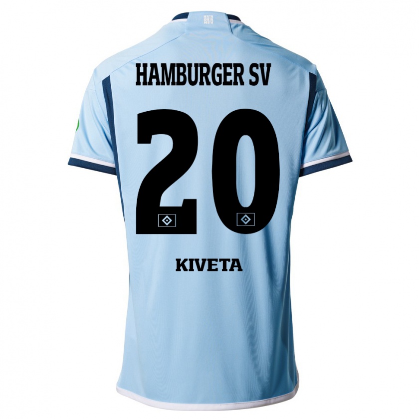 Kandiny Uomo Maglia Glory Kiveta #20 Blu Kit Gara Away 2023/24 Maglietta