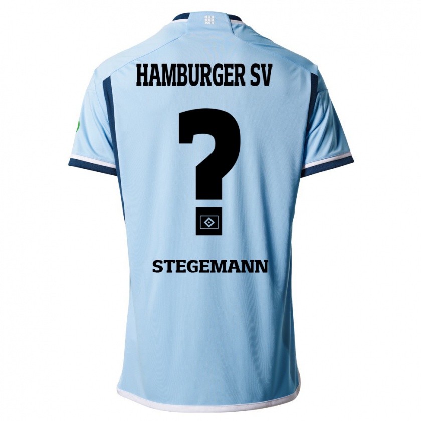 Kandiny Herren Jean-Pierre Stegemann #0 Blau Auswärtstrikot Trikot 2023/24 T-Shirt Österreich