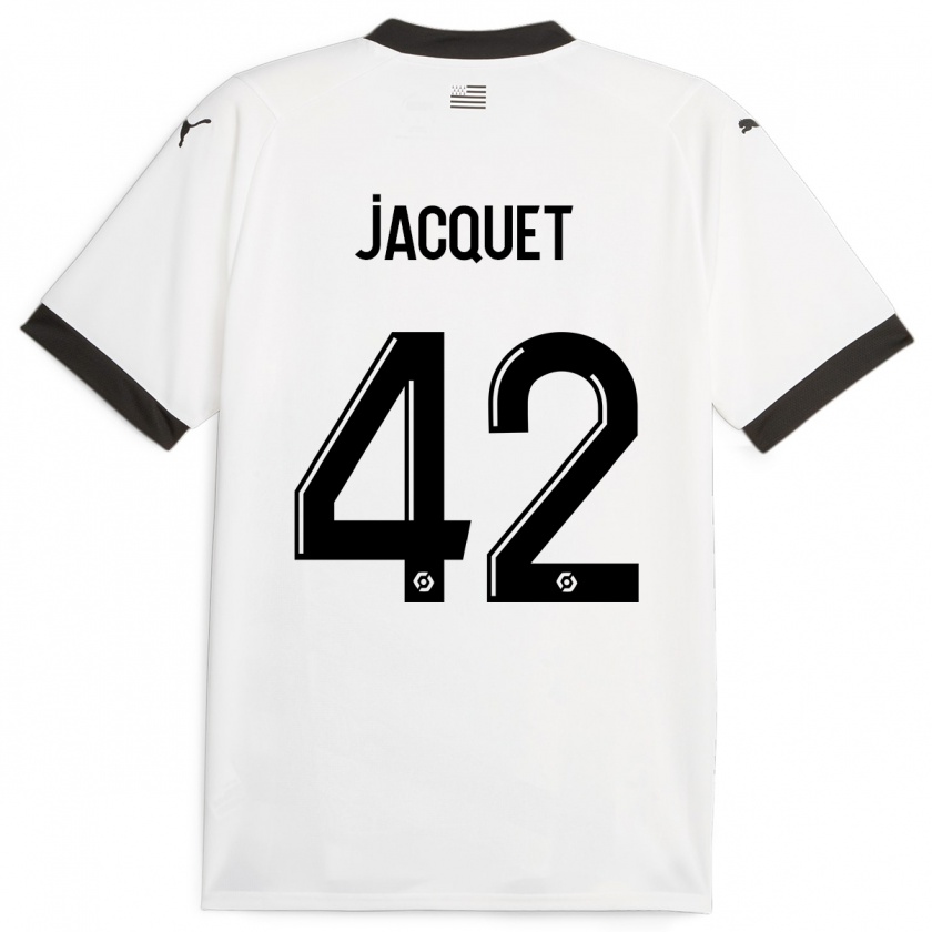 Kandiny Herren Jérémy Jacquet #42 Weiß Auswärtstrikot Trikot 2023/24 T-Shirt Österreich