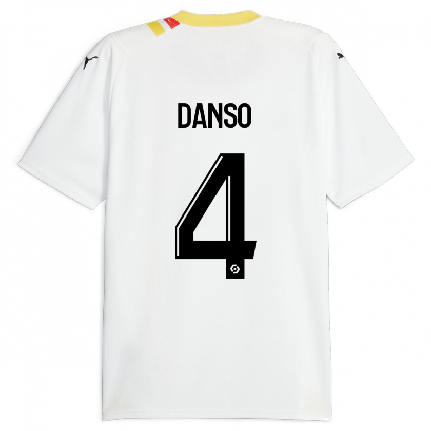 Kandiny Heren Kevin Danso #4 Zwart Uitshirt Uittenue 2023/24 T-Shirt België