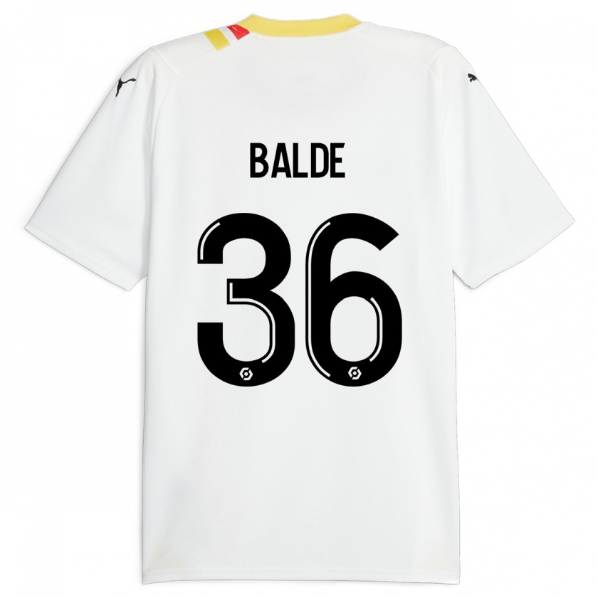 Kandiny Uomo Maglia Ibrahima Baldé #36 Nero Kit Gara Away 2023/24 Maglietta