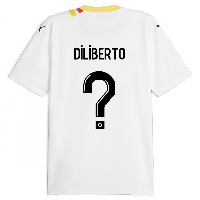 Kandiny Uomo Maglia Noah Diliberto #0 Nero Kit Gara Away 2023/24 Maglietta